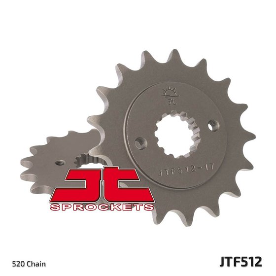 KLE 500 (1991 - 2007) priekinė žvaigždutė 16 dantukų žingsnis 520 jtf51216 | JT Sprockets