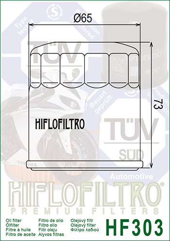 KLE 500 (1991 - 2007) alyvos filtras | Hiflofiltro