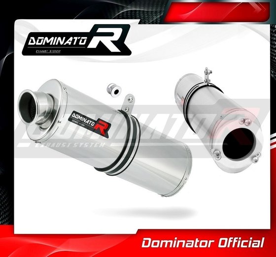 ZRX 1200 (2001 - 2007) exhaust silencer oval | Dominator