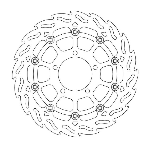 ZX 10R NINJA (2004 - 2022) moto-master flame brakedisc front right kawasaki: zx10r | MOTO-MASTER