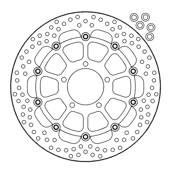 ZX-10 (1988 - 1990) moto-master halo brakeedisc front kawasaki: zx-10 | MOTO-MASTER