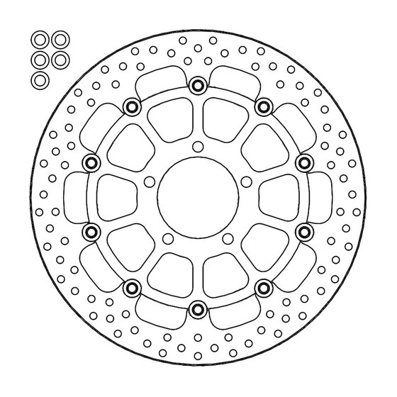 ZX-10 (1988 - 1990) moto-master halo brakeedisc front kawasaki: zx-10 | MOTO-MASTER