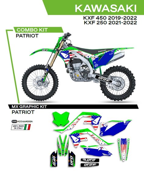 KX 250 F (2021 - 2022) lipdukų rinkinys | UFO