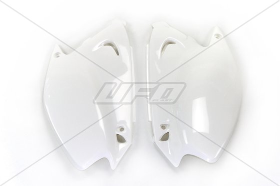 KX 125 (2003 - 2008) baltos spalvos šoninės panelės, skirtos kawasaki kx125/250 (2003-2008) | UFO