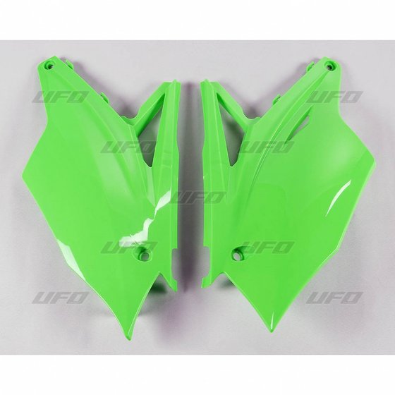 KX 450 F (2016 - 2018) fluorescencinės žalios spalvos šoninės panelės, skirtos kawasaki kxf250/450 | UFO