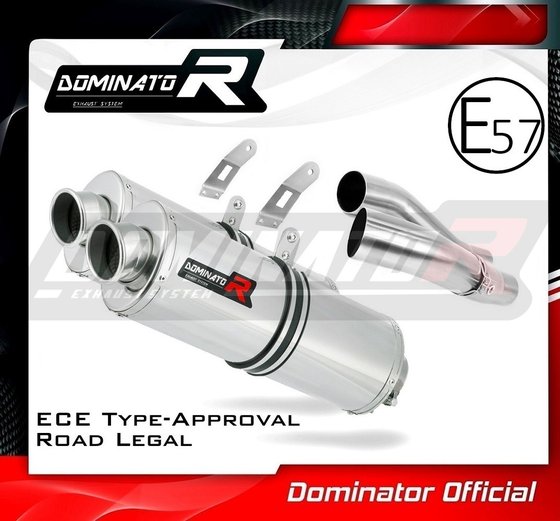 Z 1000 (2014 - 2016) homologated exhaust silencer oval | Dominator