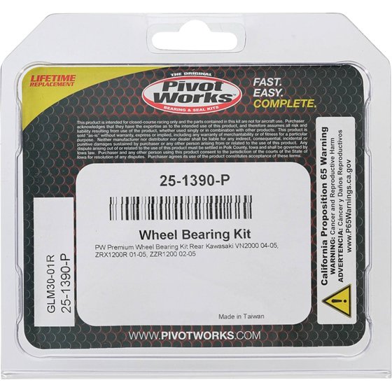 VN 2000 VULCAN (2004 - 2005) wheel bearing kit rear | All Balls