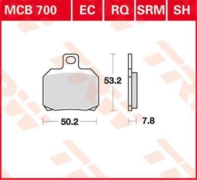 NINJA H2 (2015 - 2020) sintered metal brake pads | TRW