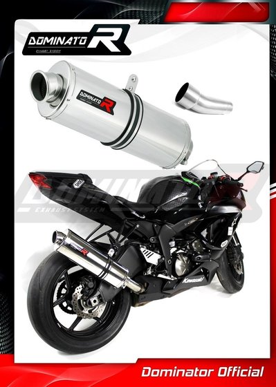 ZX 6R NINJA (2009 - 2016) exhaust silencer oval | Dominator