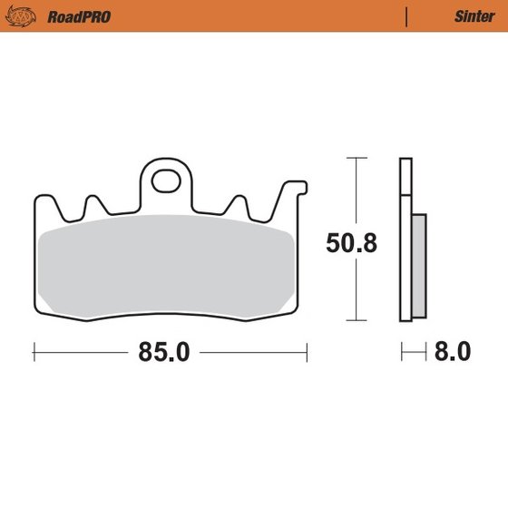 Z H2 (2020 - 2020) sintered front brake pad | MOTO-MASTER