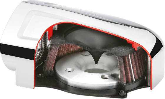 VN 900 VULCAN CLASSIC LT (2012 - 2017) powerflo air intake chrome | COBRA