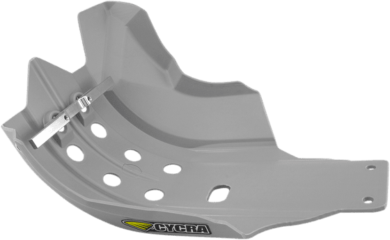 KX 450 F (2016 - 2018) full armor skid plate - kawasaki grey | CYCRA