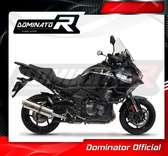 KLZ 1000 VERSYS (2019 - 2021) homologated exhaust silencer oval | Dominator