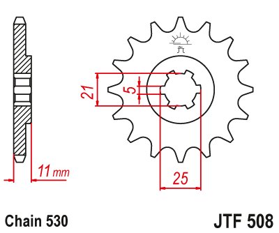 KH 400 (1976 - 1978) steel front sprocket | JT Sprockets