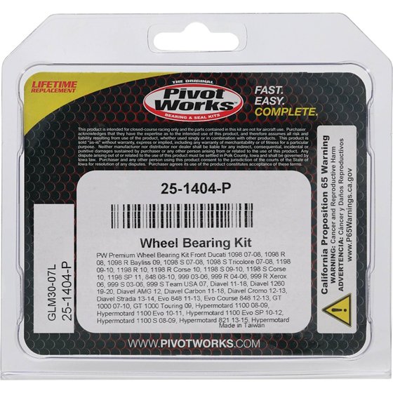 KAF 620 MULE (1993 - 2022) wheel bearing kit front | All Balls