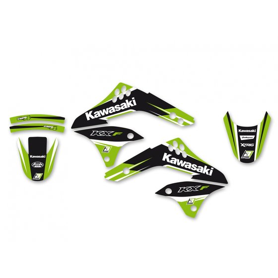 KX 450 F (2006 - 2008) complete sticker set (decals) | BLACKBIRD