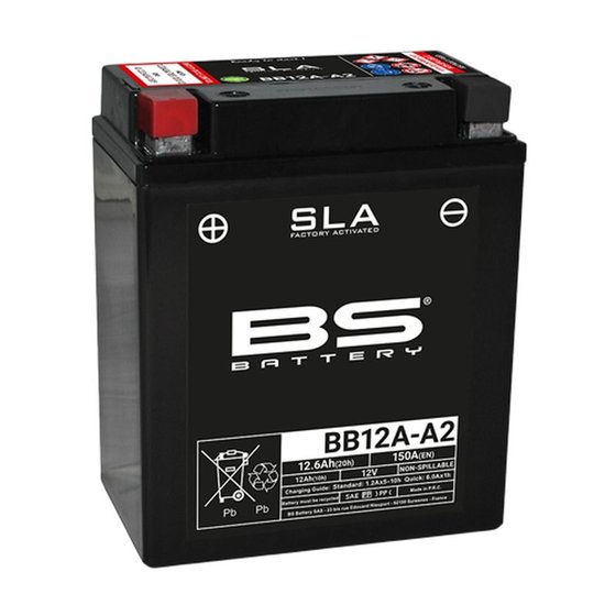 ZL 600 ELIMINATOR (1986 - 1997) bb12a-a2 sla battery | BS BATTERY