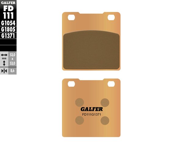 ZRX 1200 S (2002 - 2004) street sinter brake pad | GALFER