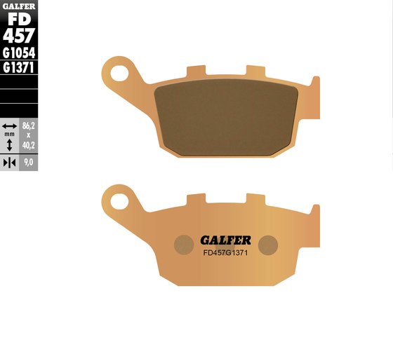 Z 800 E (2013 - 2013) sintered metal brake pads | GALFER