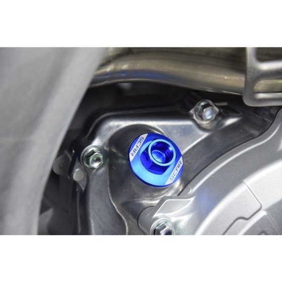 KLX 250 (1993 - 2012) blue oil filler cap | SCAR