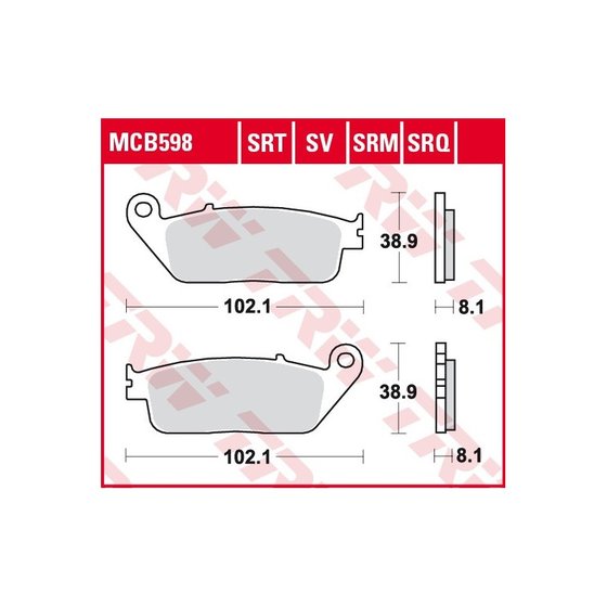 J 300 (2014 - 2020) sintered metal brake pads | TRW