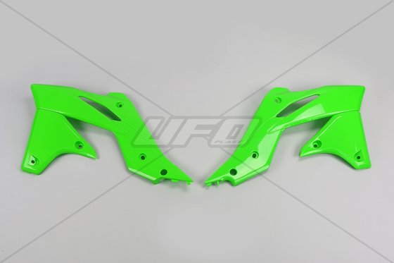 KX 250 F (2013 - 2016) green radiator covers for kawasaki kxf250/450 | UFO